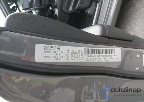 2020 Dodge Durango R/T Rwd z USA, uszkodzony, nr VIN 1C4SDHCT5LC186011